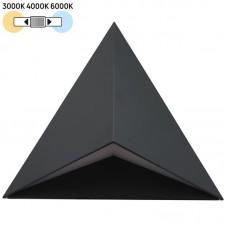 Φωτιστικό Απλίκα Μονής Κατεύθυνσης LED 12W 230V CCT Αλουμινίου Γραφίτης IP54 3-991